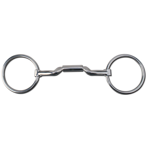 Myler Loose Ring Low Port Mullen - English Bits