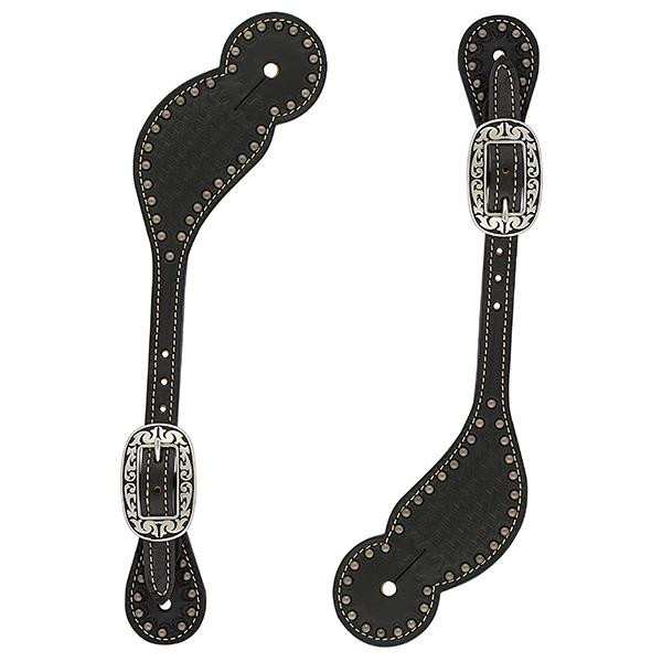 Weaver Floral Spot Spur Strap- Western Spur Straps