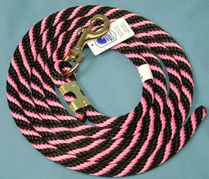 Nylon 2 -Color Lead Ropes- Horse Lead Ropes