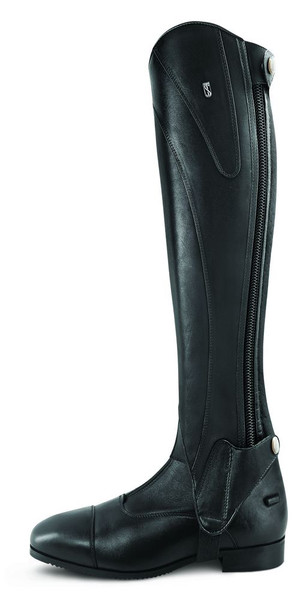 Demi-Chaps Tredstep En Cuir Lisse Noir – Taille 14/16 – Occasion Très Bon État