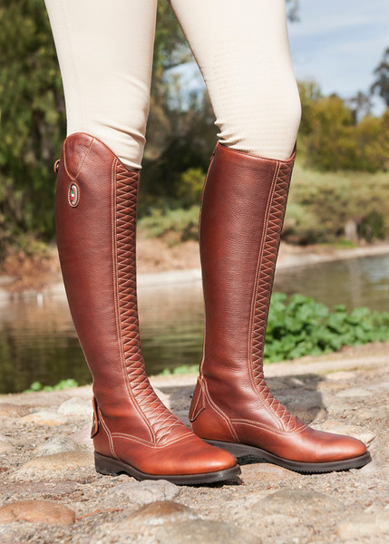 brown tall riding boots womens