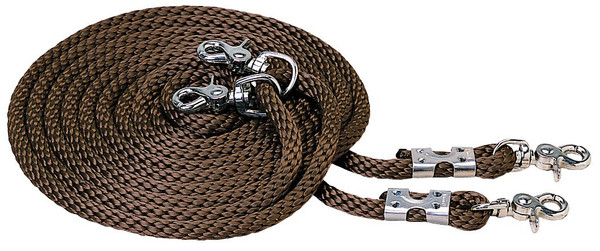 Wallin Rope Weaver Poly Rope Draw Reins- Horse Training