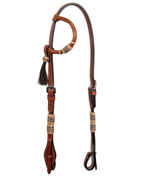 Rancher Rawhide- One Ear Leather Headstall - Ranch Hand Store