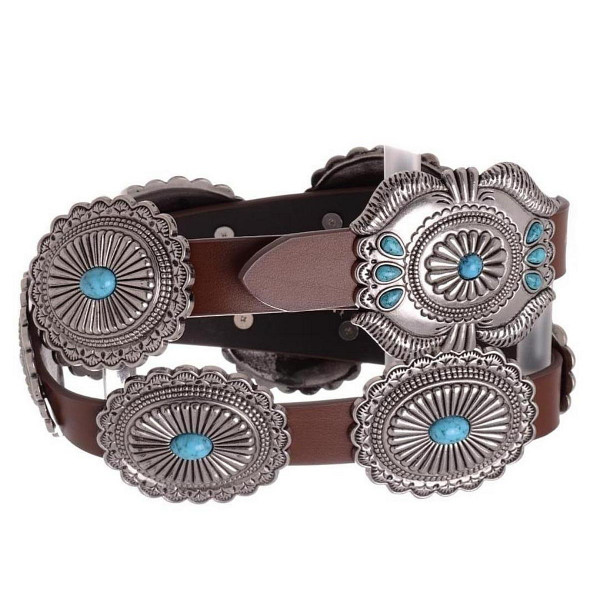 turquoise-leather-belt-brown-