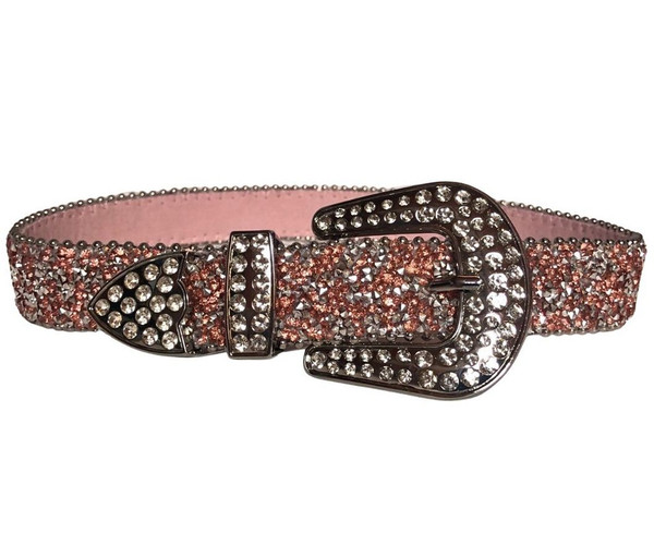 Kamberley Kids Sparkle Mesh Belt- Girls Western Belts - Main Image