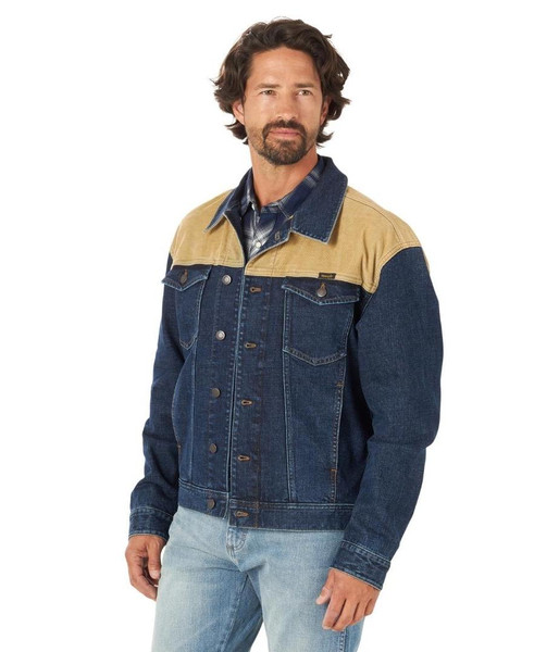 Wrangler Blanket Lined Solid Denim Jacket – Wiseman's Western