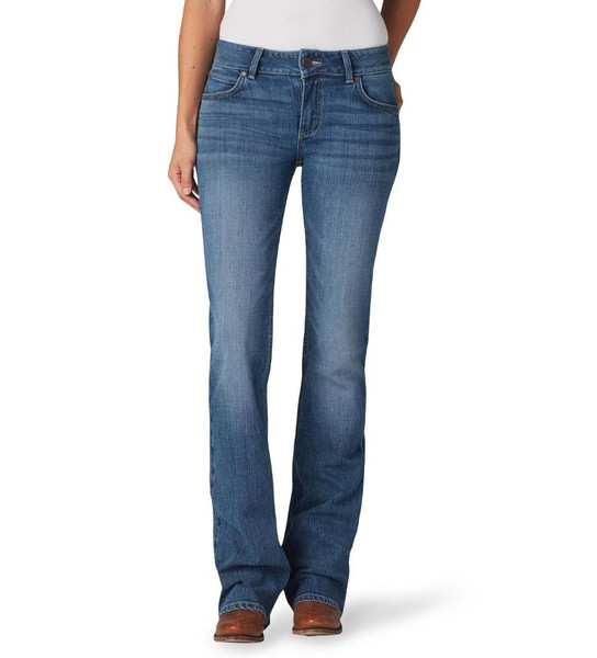 112321495 WRANGLER RETRO MAE MID RISE BOOTCUT JEAN IN MEGAN - A