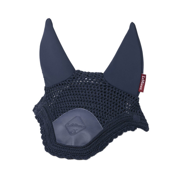 LeMieux Loire Satin Fly Hood Black, Unisex-Adult, Large