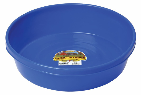 Little Giant 3 GallonPlastic Utility Pan- Horse Barn Supplies
