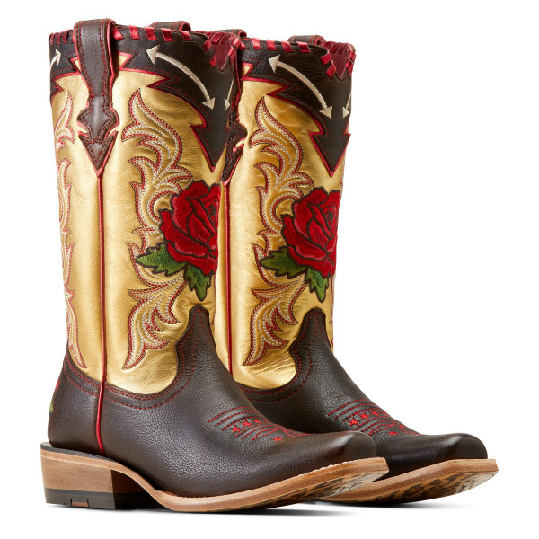 Quincy Off White Tall Cowgirl Boots