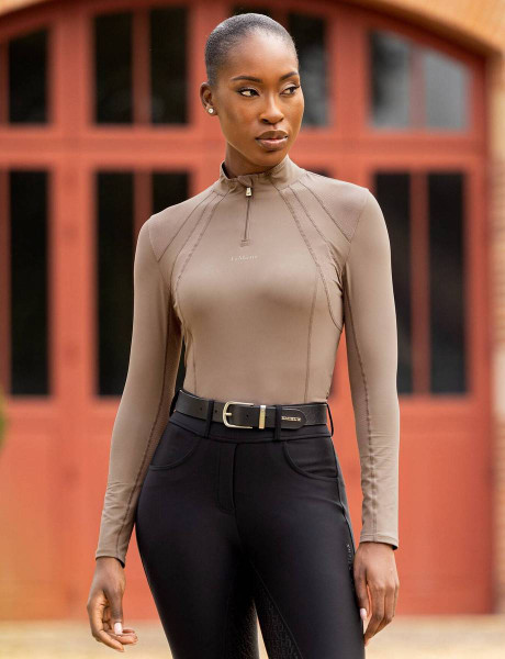 ★★Adairs★★ MESH BASELAYER IN6579 mia-mesh-uv-ls-walnut-rider-