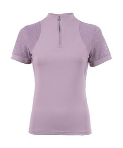 Cavallo Cava Lace Half Zip DUSTY ROSE front