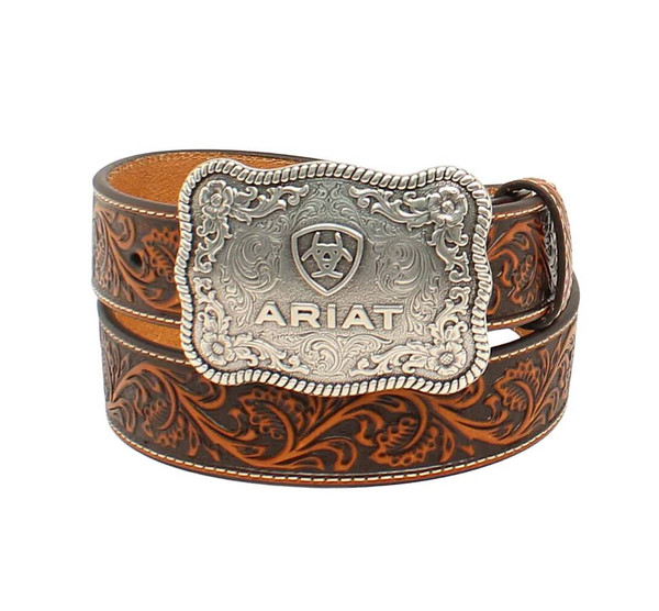 ariat-floral-embossed-buckle-  display picture 3