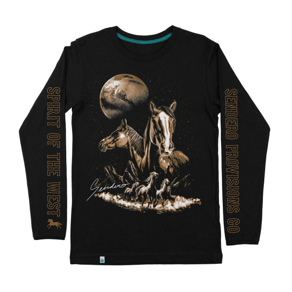 Sendero Midnight Riders Long Sleeve T-Shirt- Western Tees