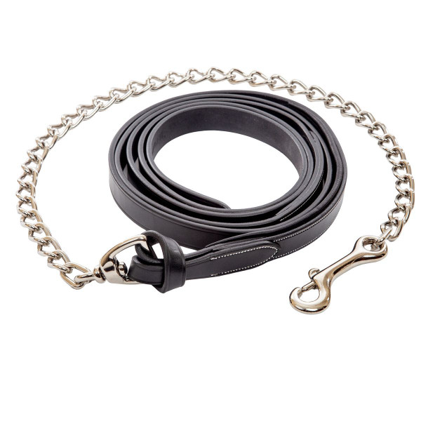 ADT Premium Leather Lead Line + Chain