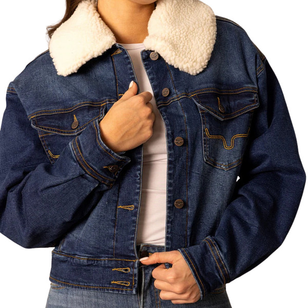 Kimes Ranch Leela Sherpa Denim Jacket
