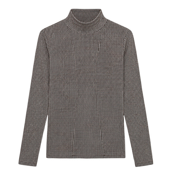Hannah Childs Farrah Turtleneck Training Top | Gingham