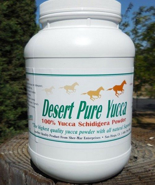 View of Desert Pure Yucca- Horse & Dog Supplements