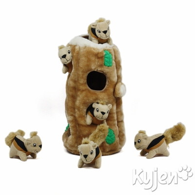 squirrel dog toy