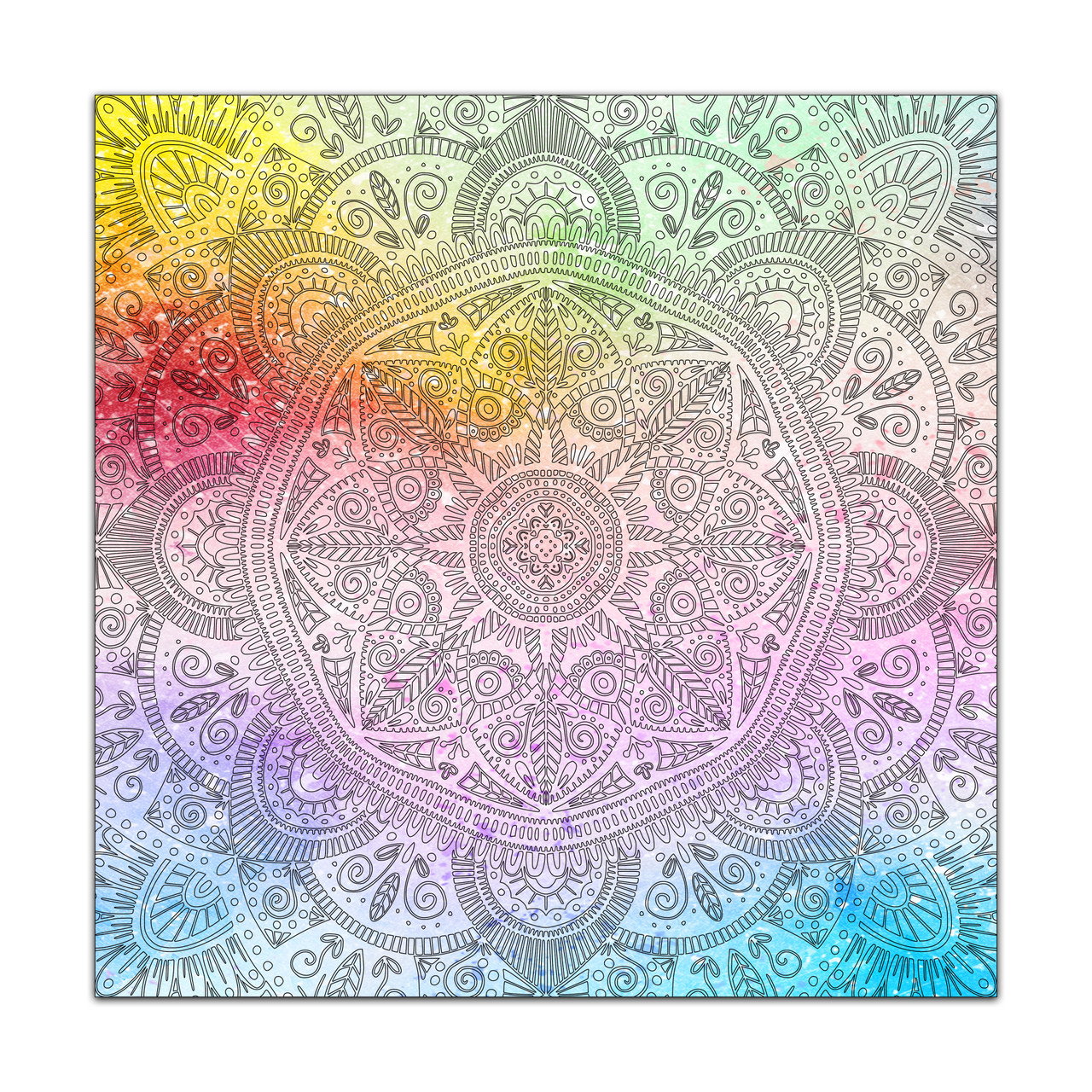 Ethnic Mandala - Giant Coloring Poster - Jefferson St. Designs