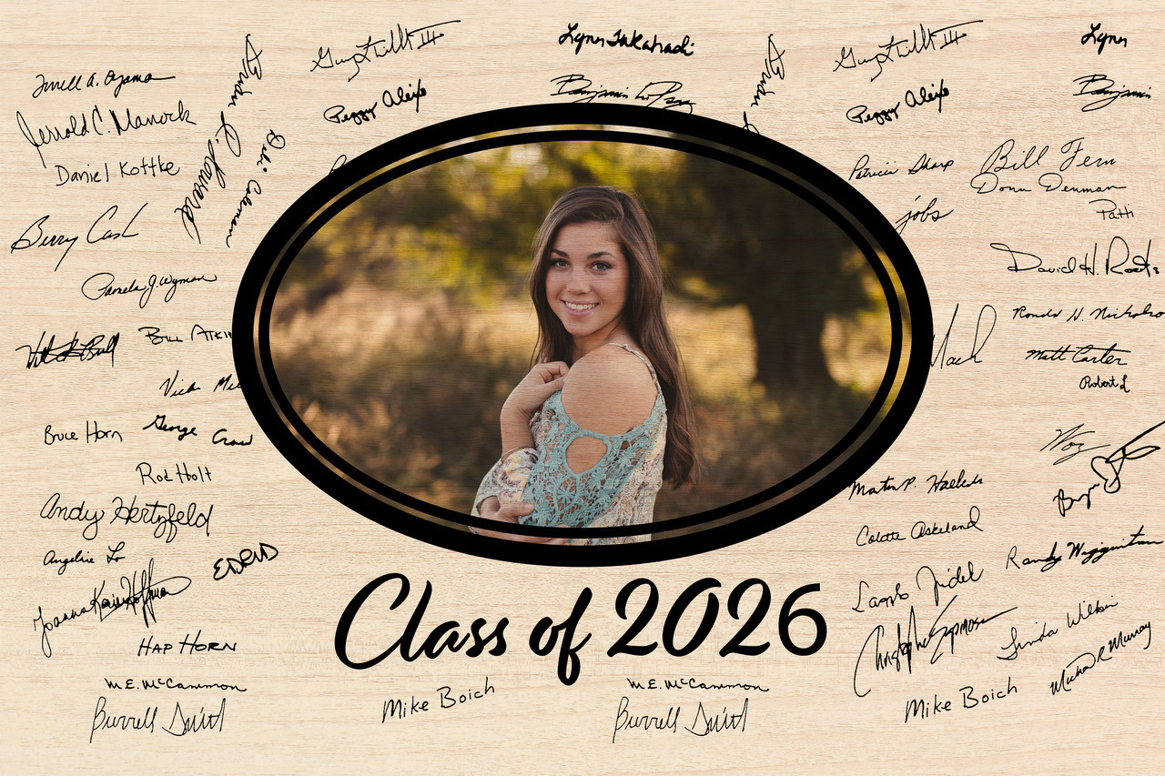 Class of 2026 Personalized - Signature Board - Jefferson St. Designs