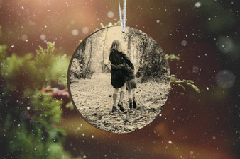 Personalized Photo Wood Ornament