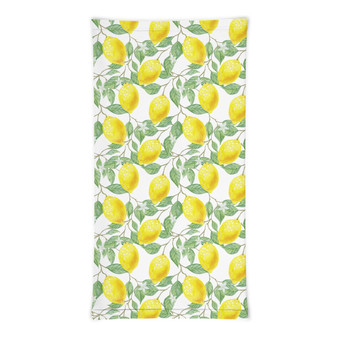 Lemon Print Gaiter Mask Face Cover