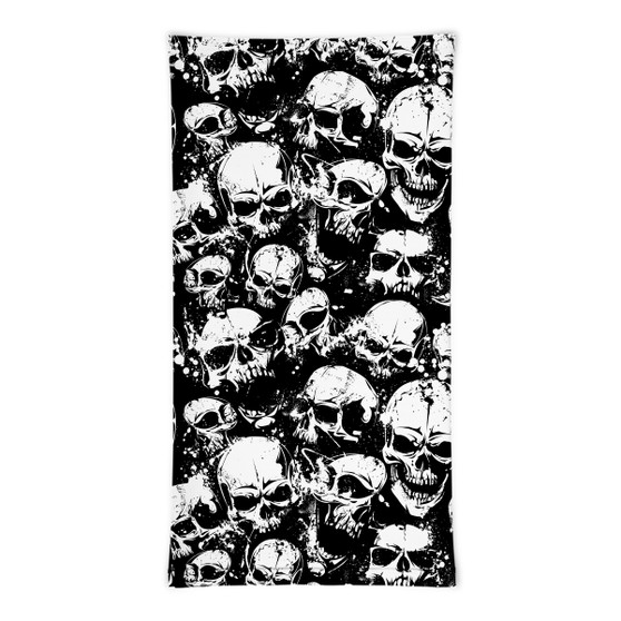 Grunge Skull Print Gaiter Mask Face Cover