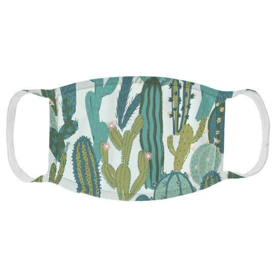 Cactus Print Face Mask