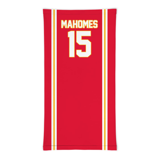 Mahomes Jersey Gaiter Mask Face Cover