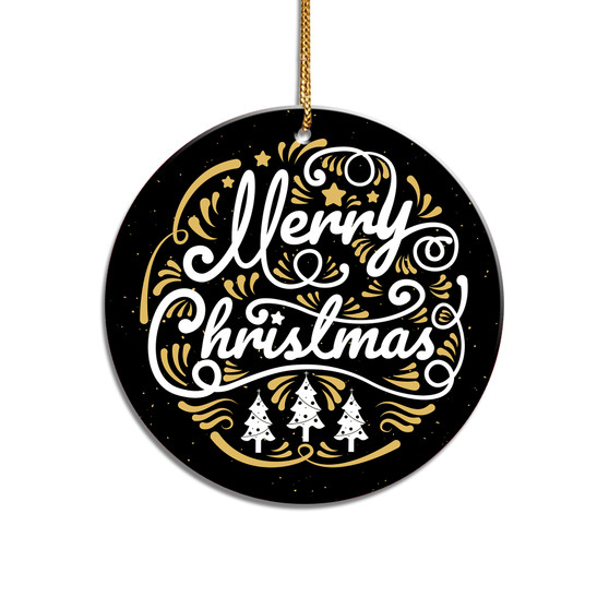 Merry Christmas Acrylic Ornament