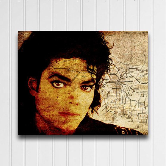 Michael Jackson on LA- Gallery Wrap