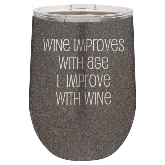 Wine Improves with Age - Stemless Tumbler