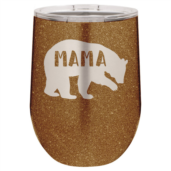 Mama Bear - Stemless Tumbler