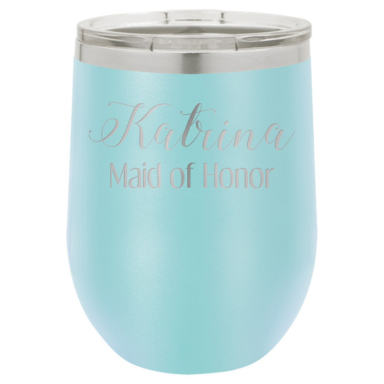 Personalized Maid of Honor - Stemless Tumbler