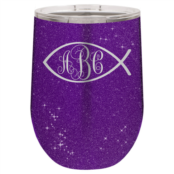 Ichthys Monogram - Stemless Tumbler