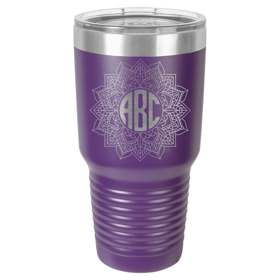 Mandala Monogram - 20 & 30 oz Tumbler