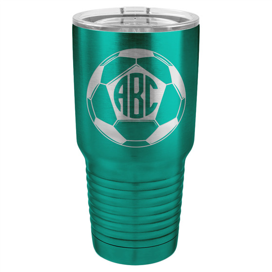 Soccer Monogram - 20 & 30 oz Tumbler