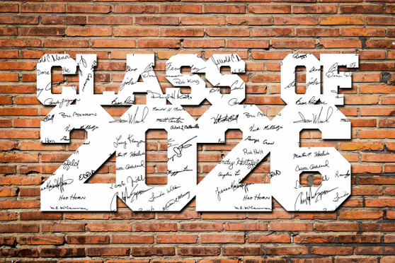 Class of 2026 Graduation Signature Board