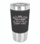This Girl Runs on Cold Beer and Cheap Wine - 20 oz Leatherette Tumbler