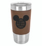 Wine is a Wish Your Heart Makes - 20 oz Leatherette Tumbler