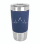 Castle Heartbeat - 20 oz Leatherette Tumbler