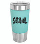 Be Still My Soul - 20 oz Leatherette Tumbler