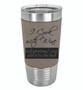 I Cook with Wine - 20 oz Leatherette Tumbler