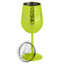 All Elfed Up- Metal Wine Glass