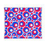 Red White and Blue Circles Gaiter Headband Face Cover