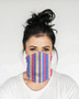 Pastel Stripes Gaiter Headband Face Cover