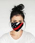 Thin Red Line Face Mask