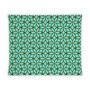Teal and Brown Flowers Gaiter Mask Face Cover