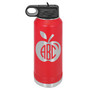 Apple Monogram - 32 oz Water Bottle